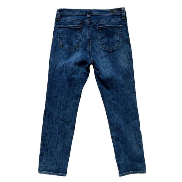 KUT From The Kloth Blue‎ Mid Rise Straight Leg Denim Jeans | Women’s Size 10 - Picture 4 of 12